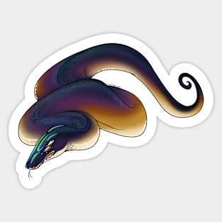 Northern White Lipped Python Sticker